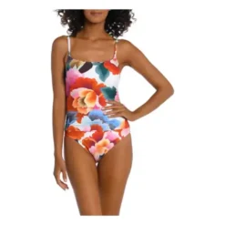 Women's La Blanca Floral Rhythm Lingerie One-Piece Swimsuit
