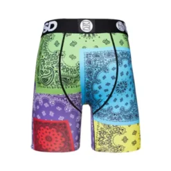 Men's PSD Patchwork Boxer Briefs -Fashion Clothing Shop 19479509886 2
