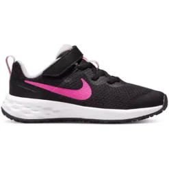 Girls' Nike Revolution 6 Hook N Loop Running Shoes