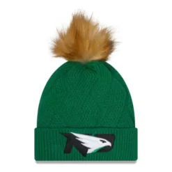 New Era Women's North Dakota Fighting Hawks Snowy Knit Beanie