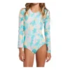 Girls' Billabong Mermaid Feels Long Sleeve One-Piece Swimsuit
