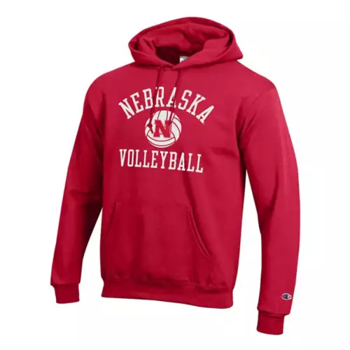 Champion Nebraska Cornhuskers Arch Volleyball Hoodie 1 Champion Nebraska Cornhuskers Arch Volleyball Hoodie
