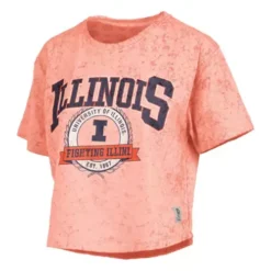 Pressbox Women's Illinois Fighting Illini Gibraltar Cropped Top