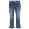 Women's Tribal Audrey Pull On Straight Crop Jeans