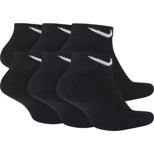 Adult Nike Everyday Plus Cushion 6 Pack Ankle Socks 2 Adult Nike Everyday Plus Cushion 6 Pack Ankle Socks - Image 2