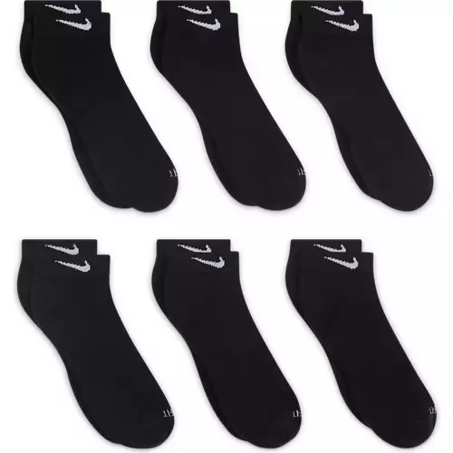 Adult Nike Everyday Plus Cushion 6 Pack Ankle Socks 6 Adult Nike Everyday Plus Cushion 6 Pack Ankle Socks - Image 6