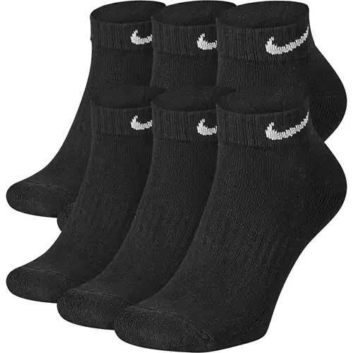 Adult Nike Everyday Cushion 6 Pack Ankle Socks 1 Adult Nike Everyday Cushion 6 Pack Ankle Socks